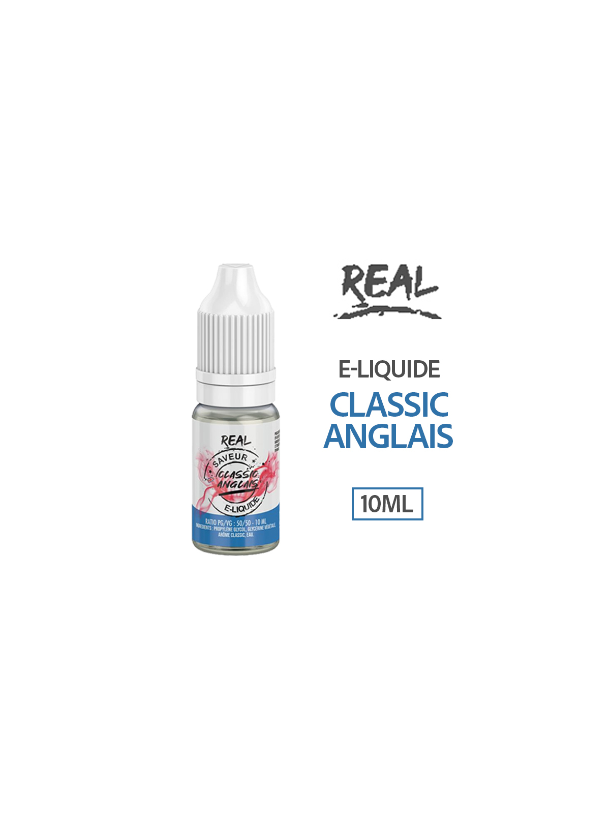 TABAC CLASSIC ANGLAIS E-liquide REAL 10ml