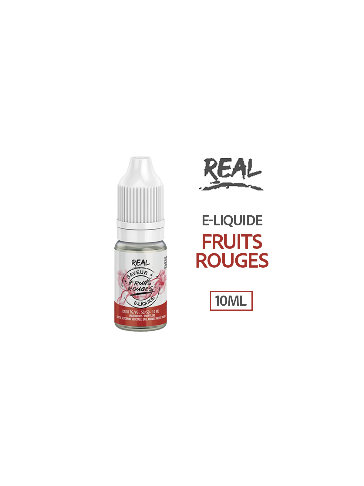 FRUITS ROUGES E-liquide REAL 10ml