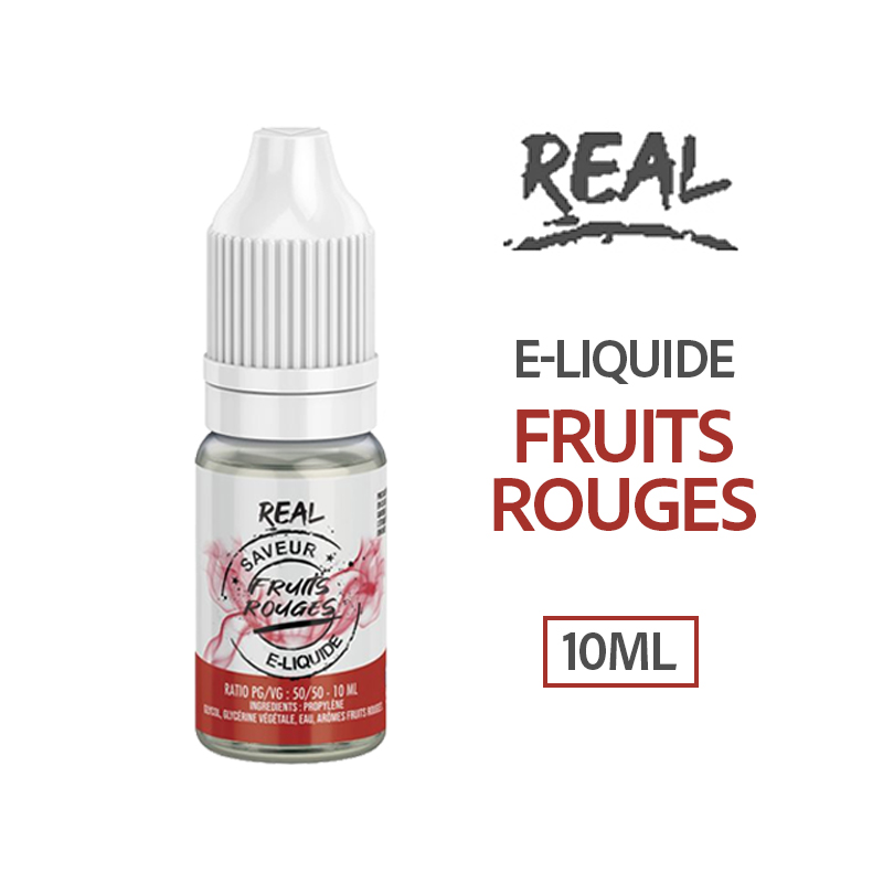 FRUITS ROUGES E-liquide REAL 10ml