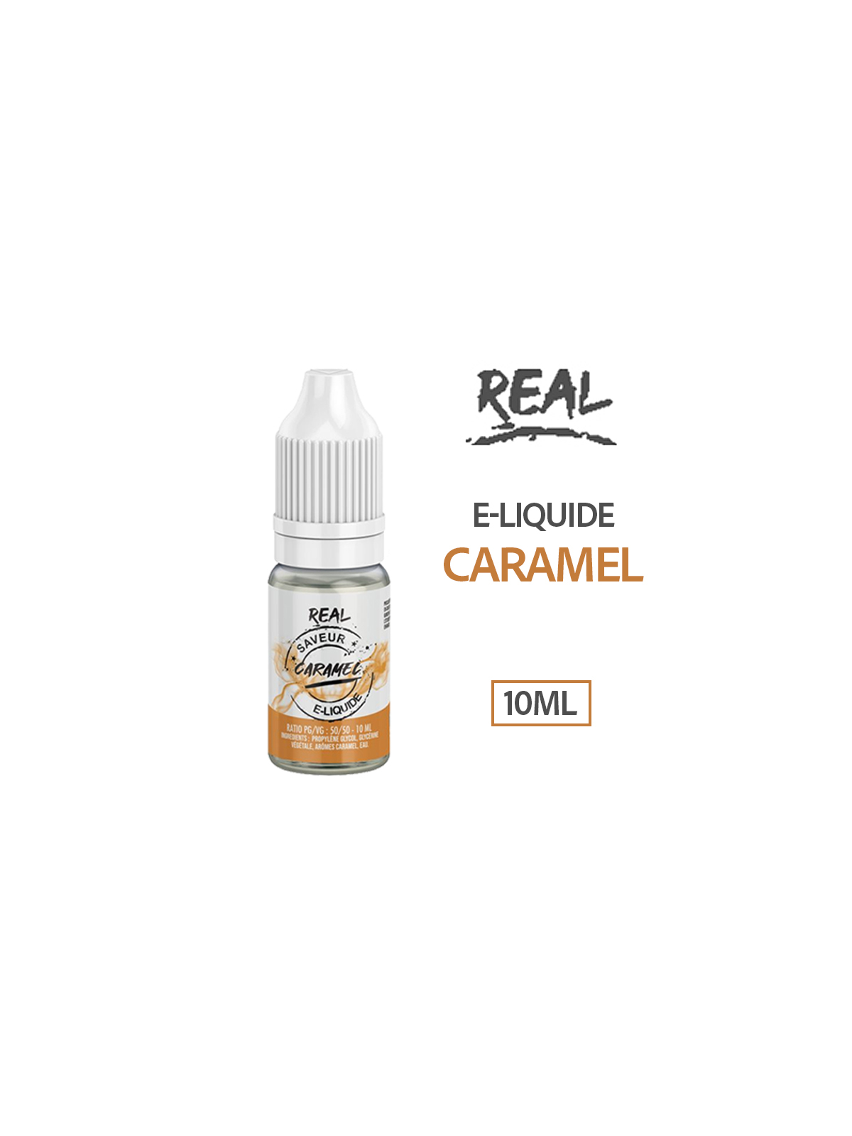 CARAMEL E-liquide REAL 10ml
