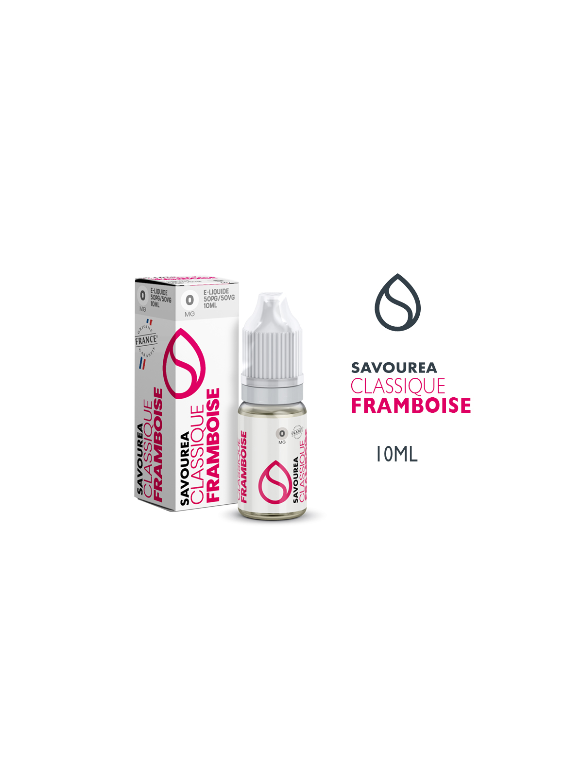 E LIQUIDE FRAMBOISE 10 ml SAVOUREA