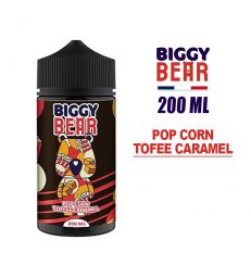 E-LIQUIDE BIGGY BEAR 200ml POP-CORN TOFFEE CARAMEL