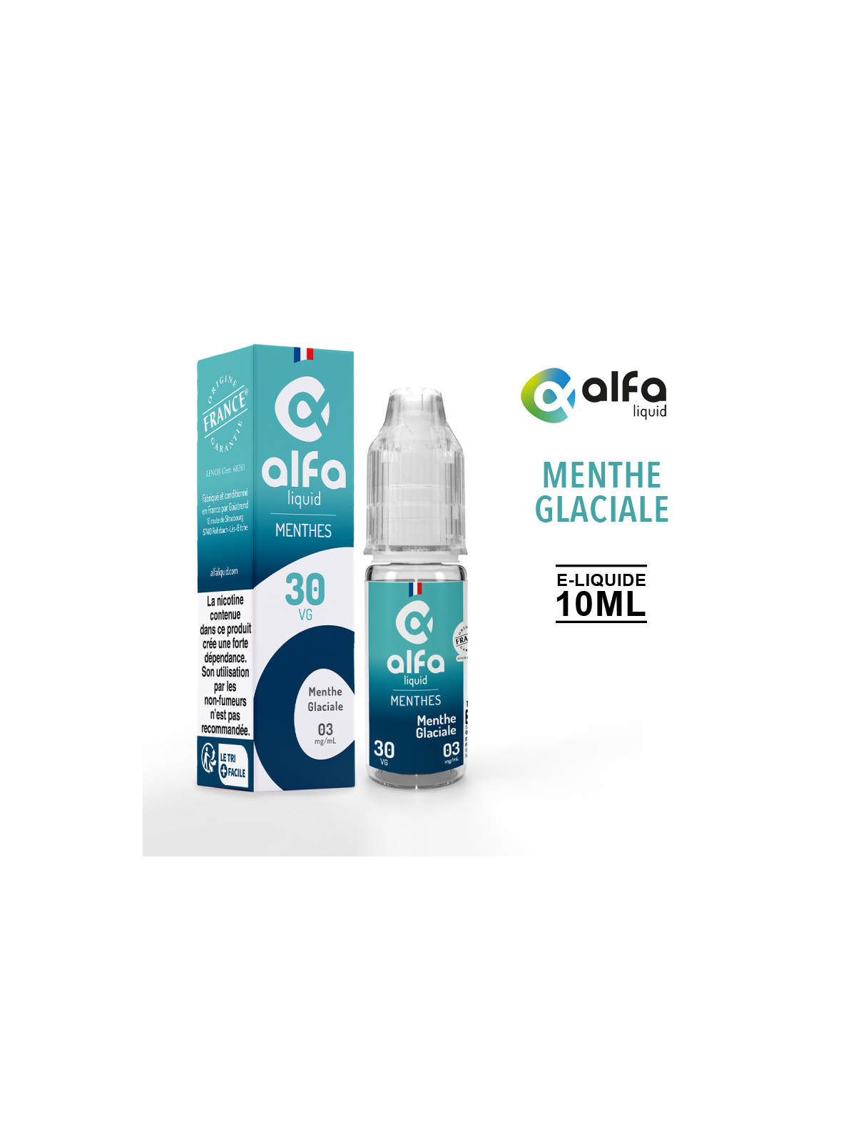 E-LIQUIDE MENTHE GLACIALE ALFALIQUID