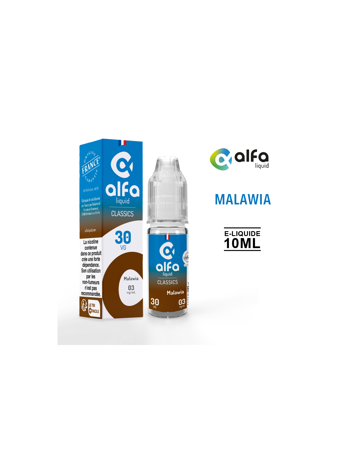 E-LIQUIDE MALAWIA 10 ml ALFALIQUID