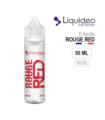 E-Liquide ROUGE RED Liquideo Framboise, Myrtille, Cassis, Anis