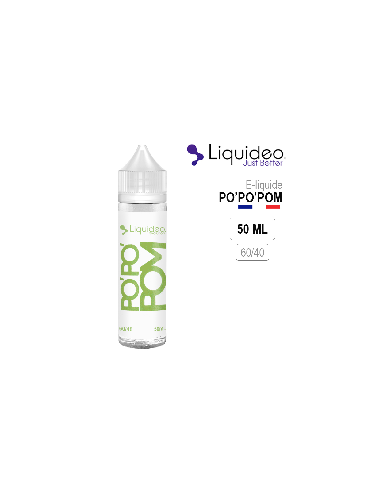 E-Liquide PO'PO'POM Liquideo 50ml