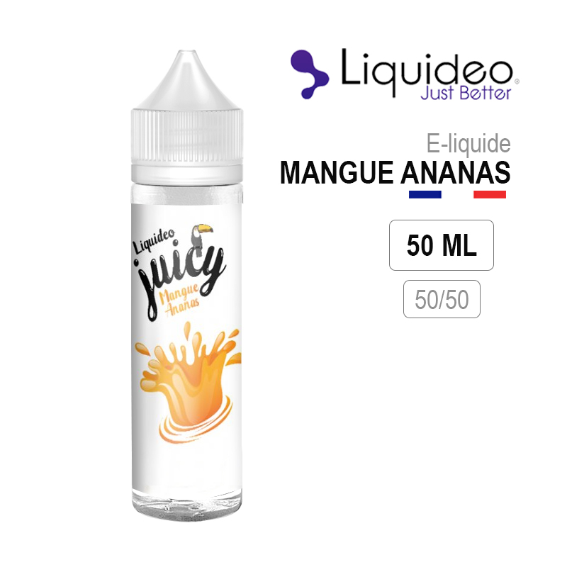 E-Liquide MANGUE ANANAS 50 ml LIQUIDEO