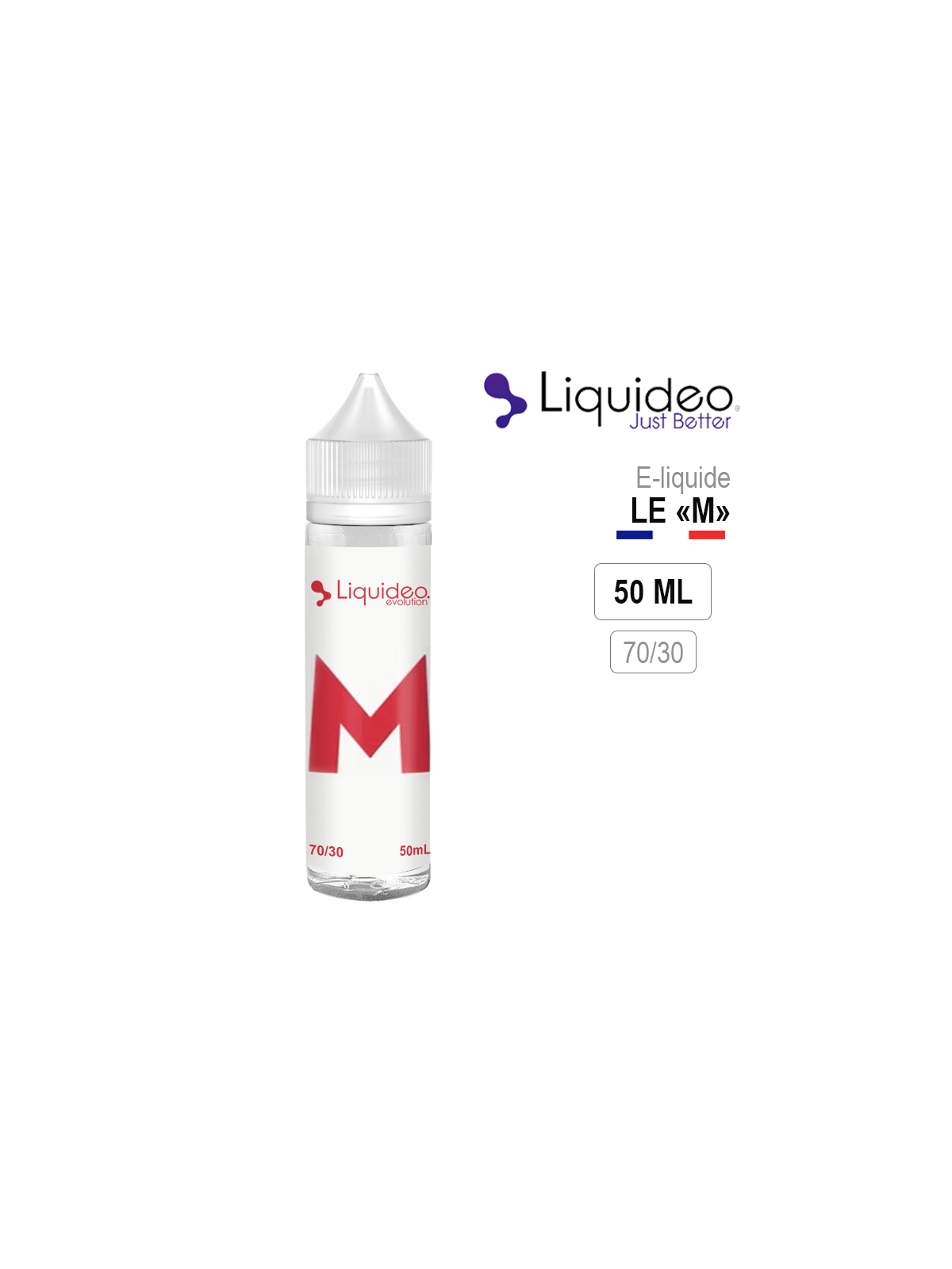 E-Liquide LE M LIQUIDEO - Tabac Naturel