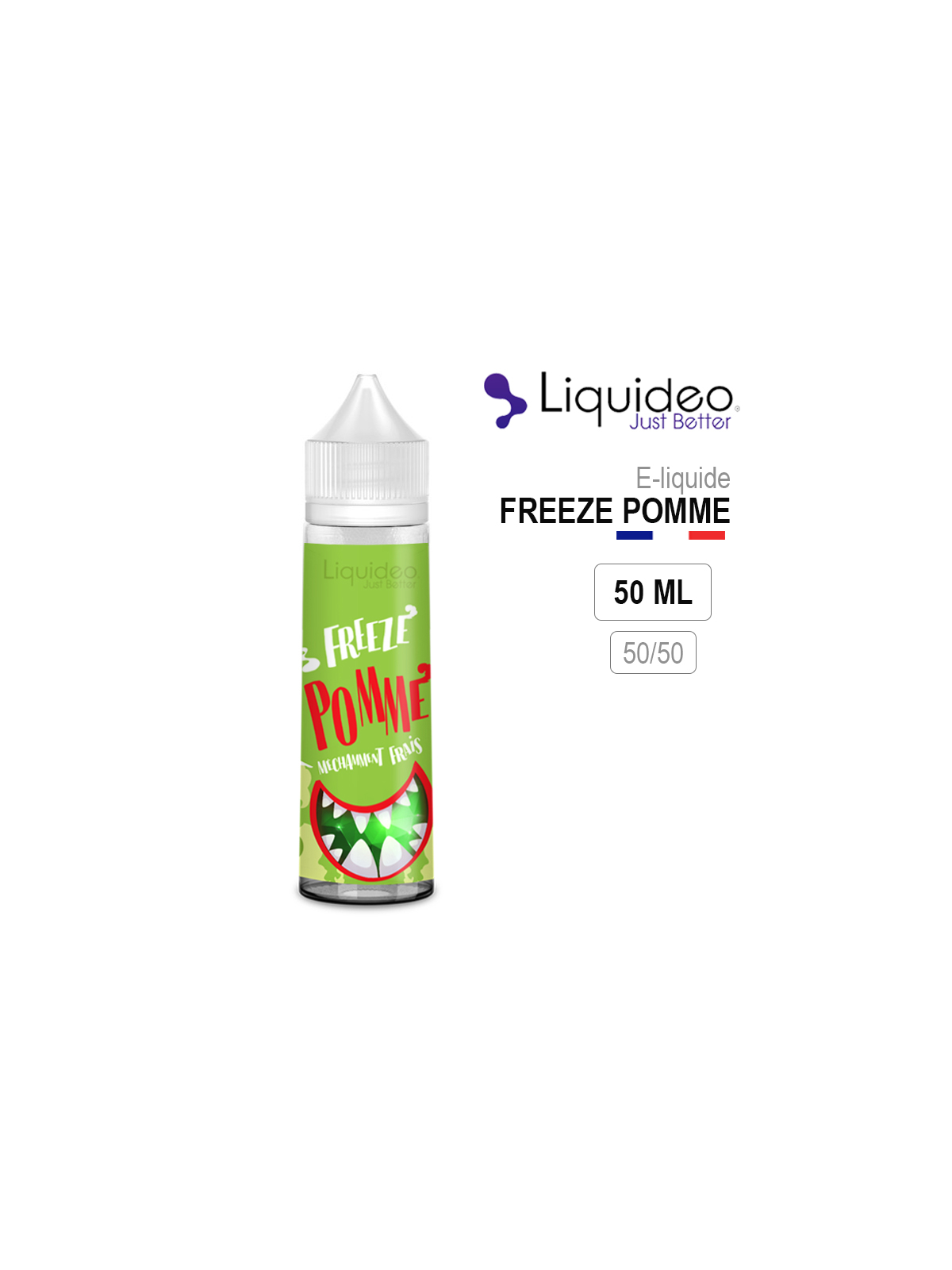 E-Liquide FREEZE POMME 50 ml Liquideo