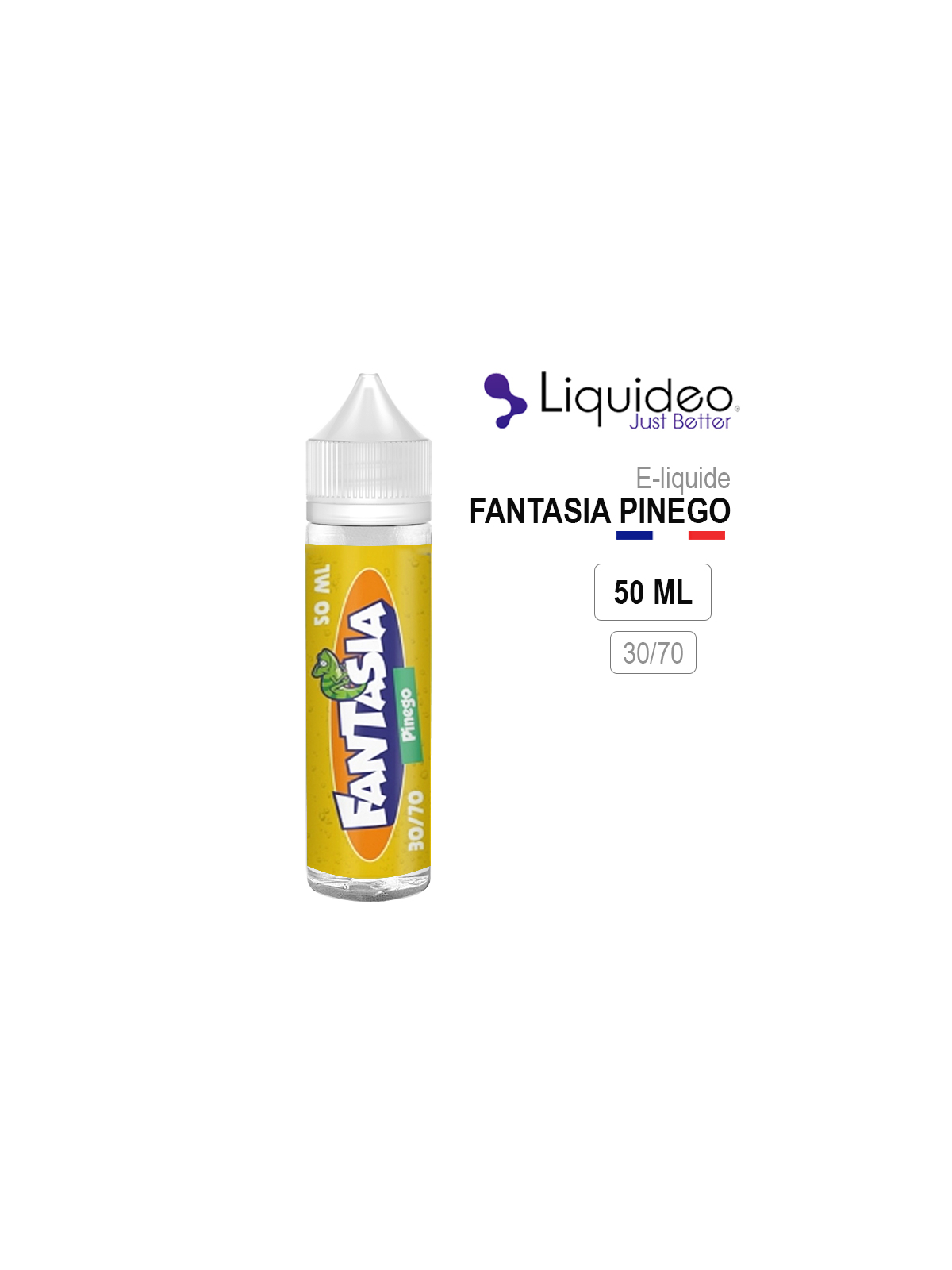 E-Liquide FANTASIA PINEGO LIQUIDEO Mangue Ananas