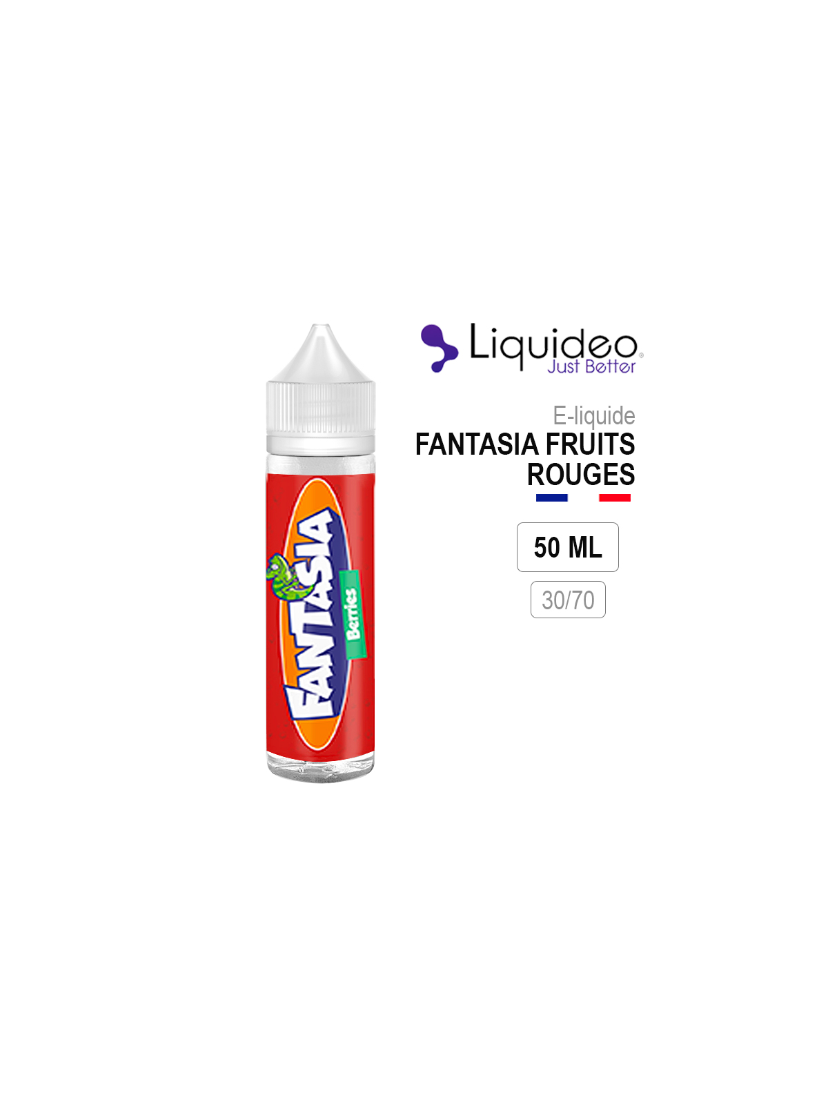 E-Liquide FANTASIA BERRIES 50ml LIQUIDEO