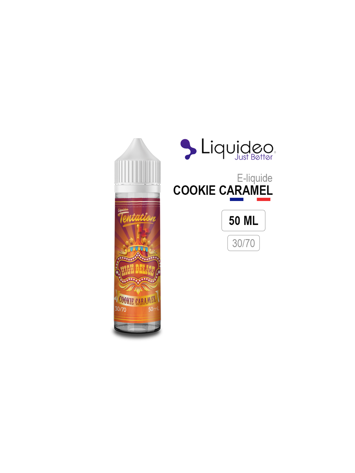 E-Liquide COOKIE CARAMEL Liquideo