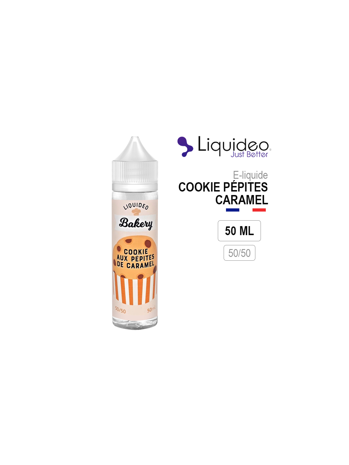E-Liquide COOKIE CARAMEL BAKERY Liquideo