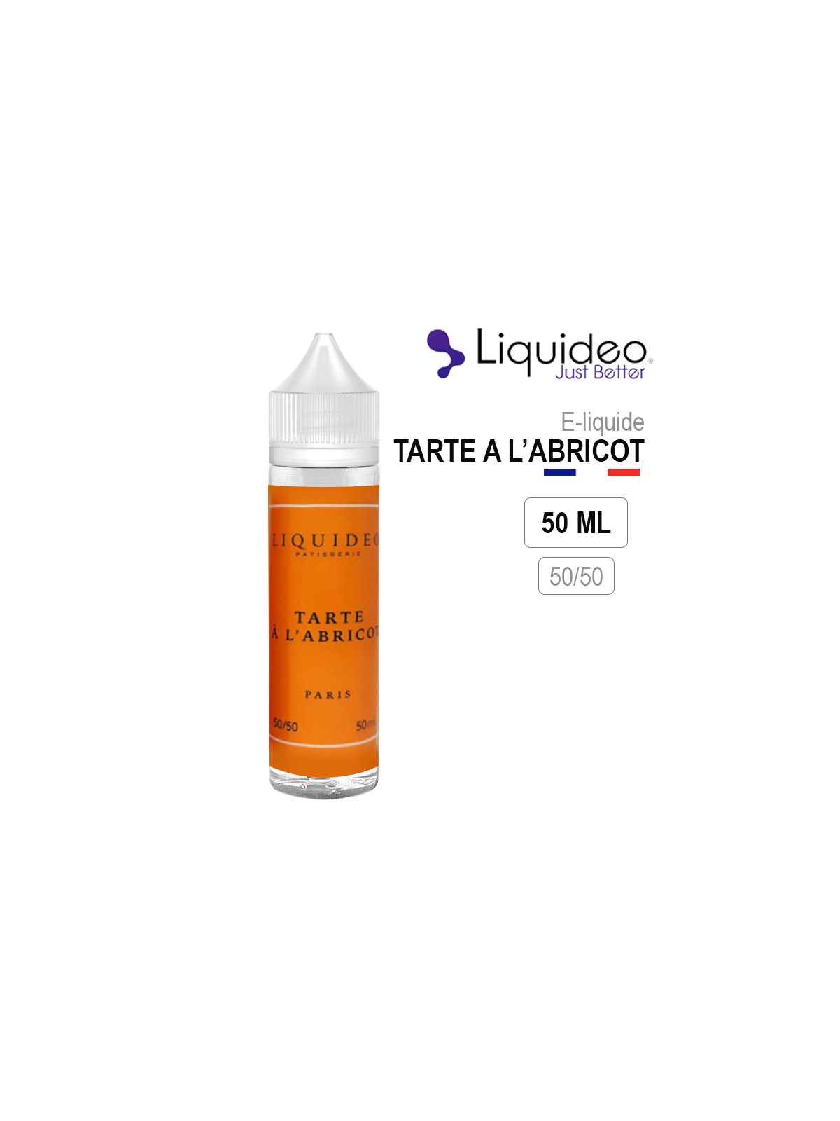 E Liquide TARTE à L'ABRICOT LIQUIDEO