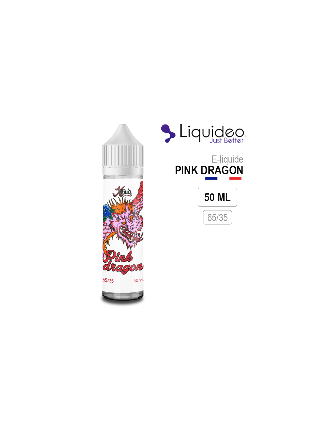 E Liquide PINK DRAGON Liquideo 50ml