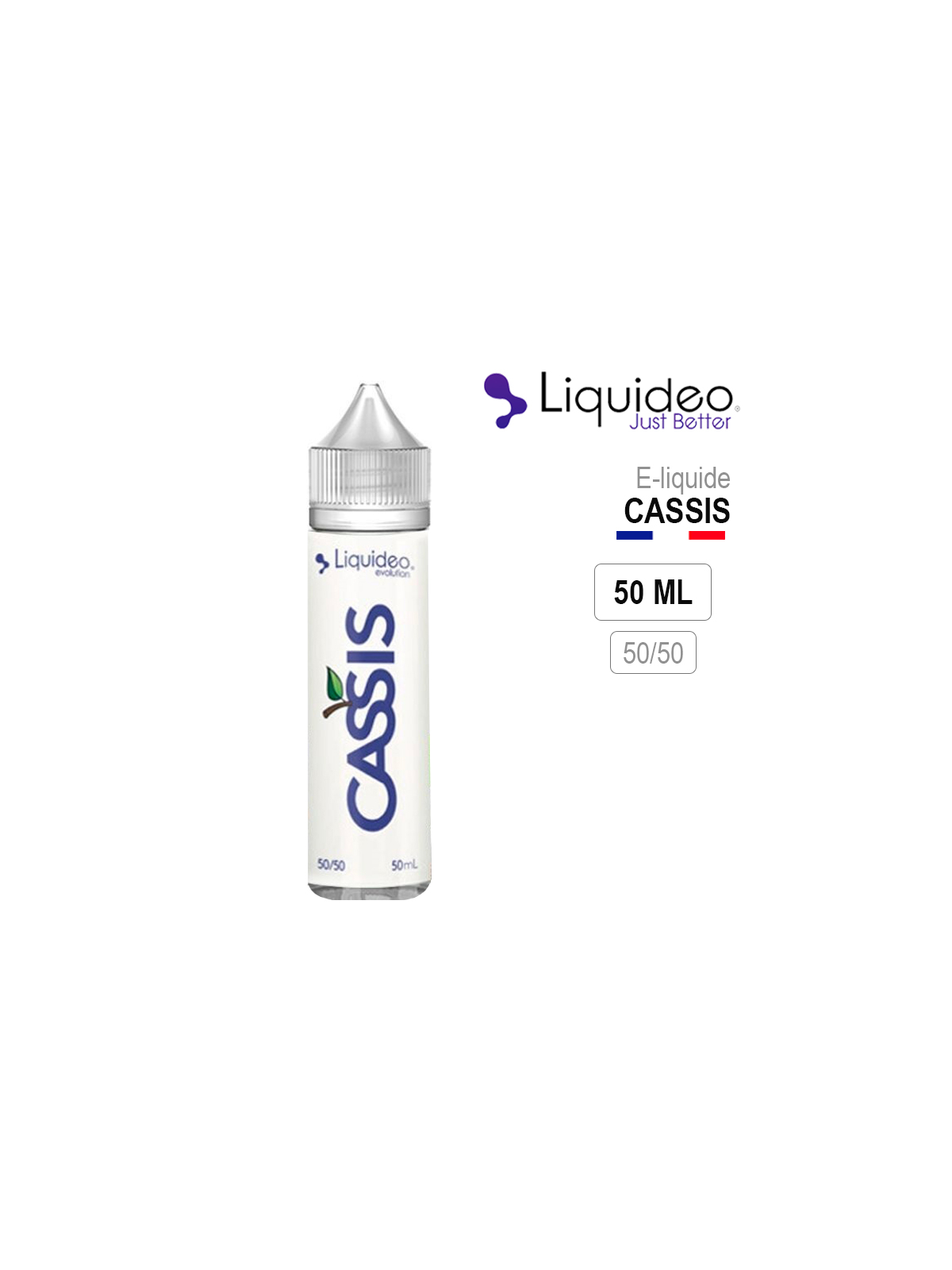E Liquide CASSIS Liquideo 50ml