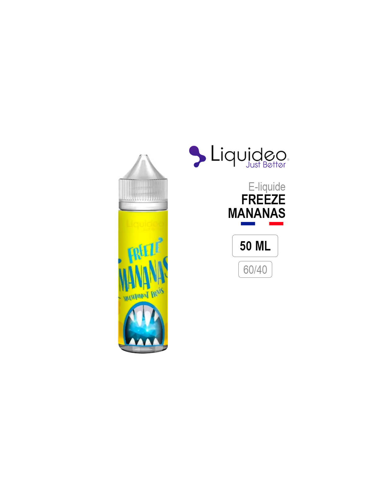 E Liquide FREEZE MANANAS Liquideo 50ml