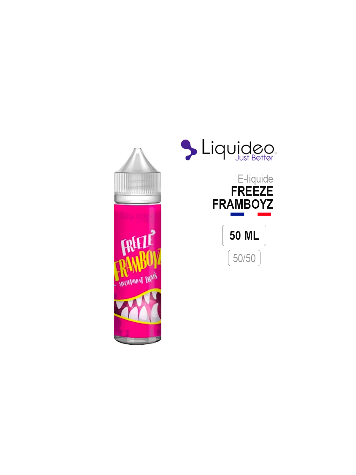 E-Liquide FREEZE FRAMBOYZ Liquideo 50ml