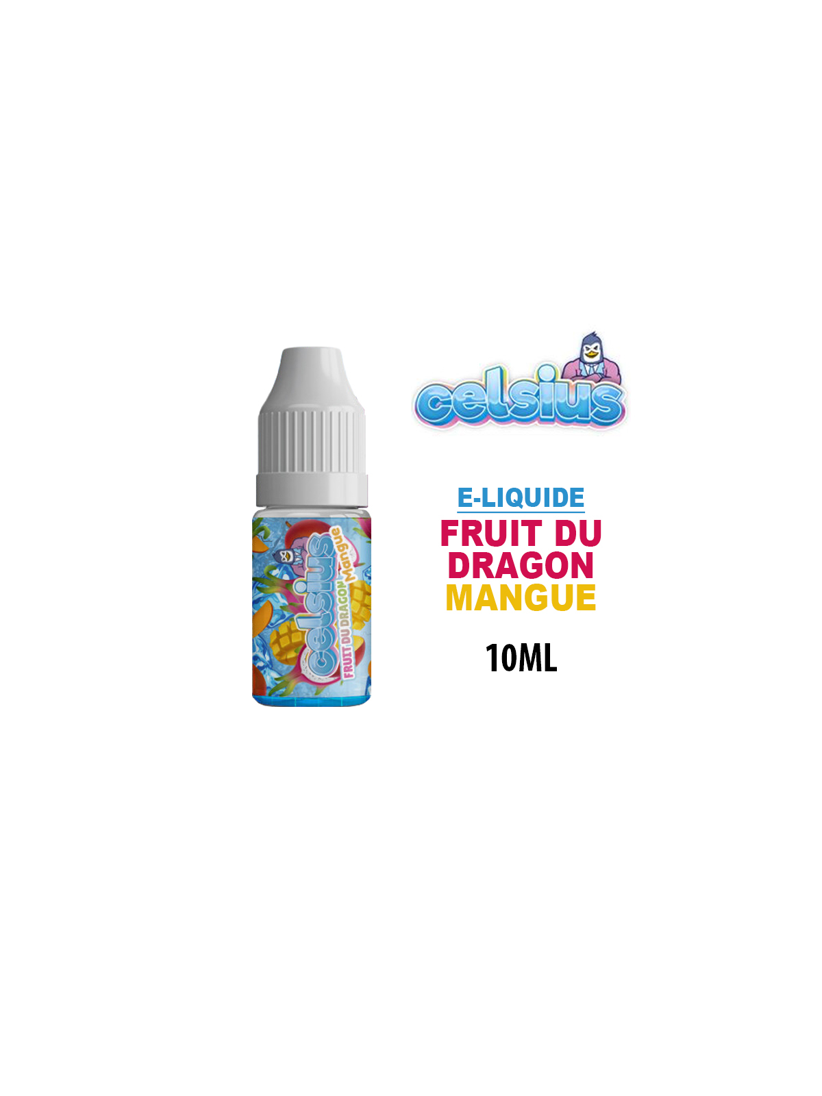 FRUIT DU DRAGON, MANGUE 10 ml E-liquide CELSIUS pas cher