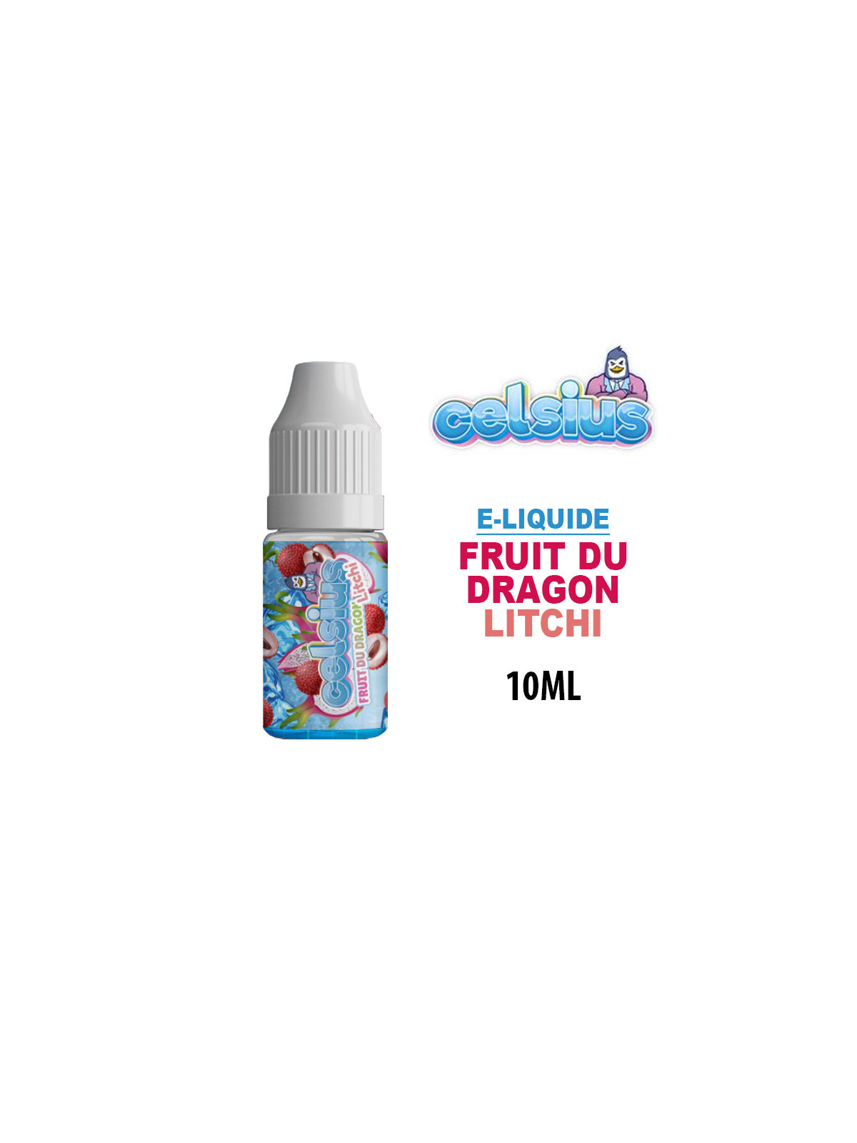 FRUIT DU DRAGON, LITCHI 10 ml E-liquide CELSIUS pas cher