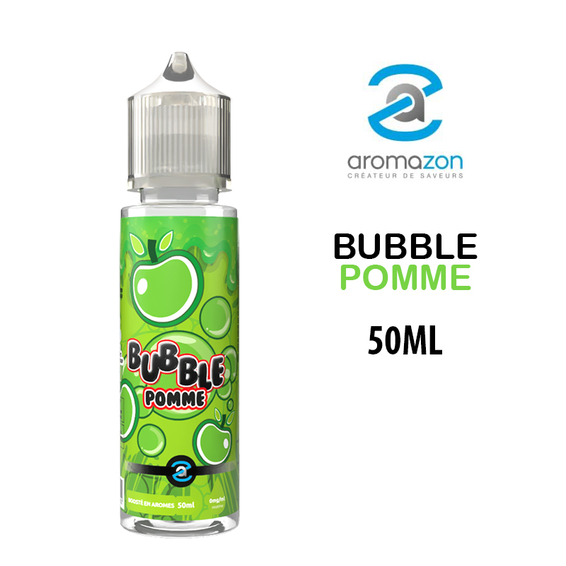 E-liquide AROMAZON BUBBLE JUICE POMME 50ML
