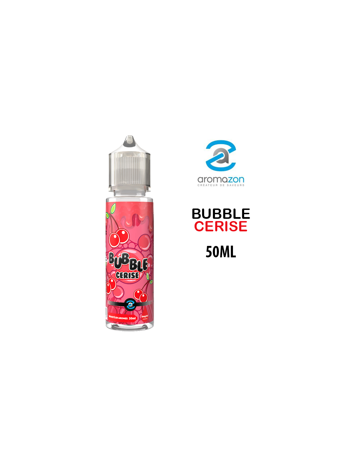 E-liquide AROMAZON BUBBLE JUICE CERISE 50ML