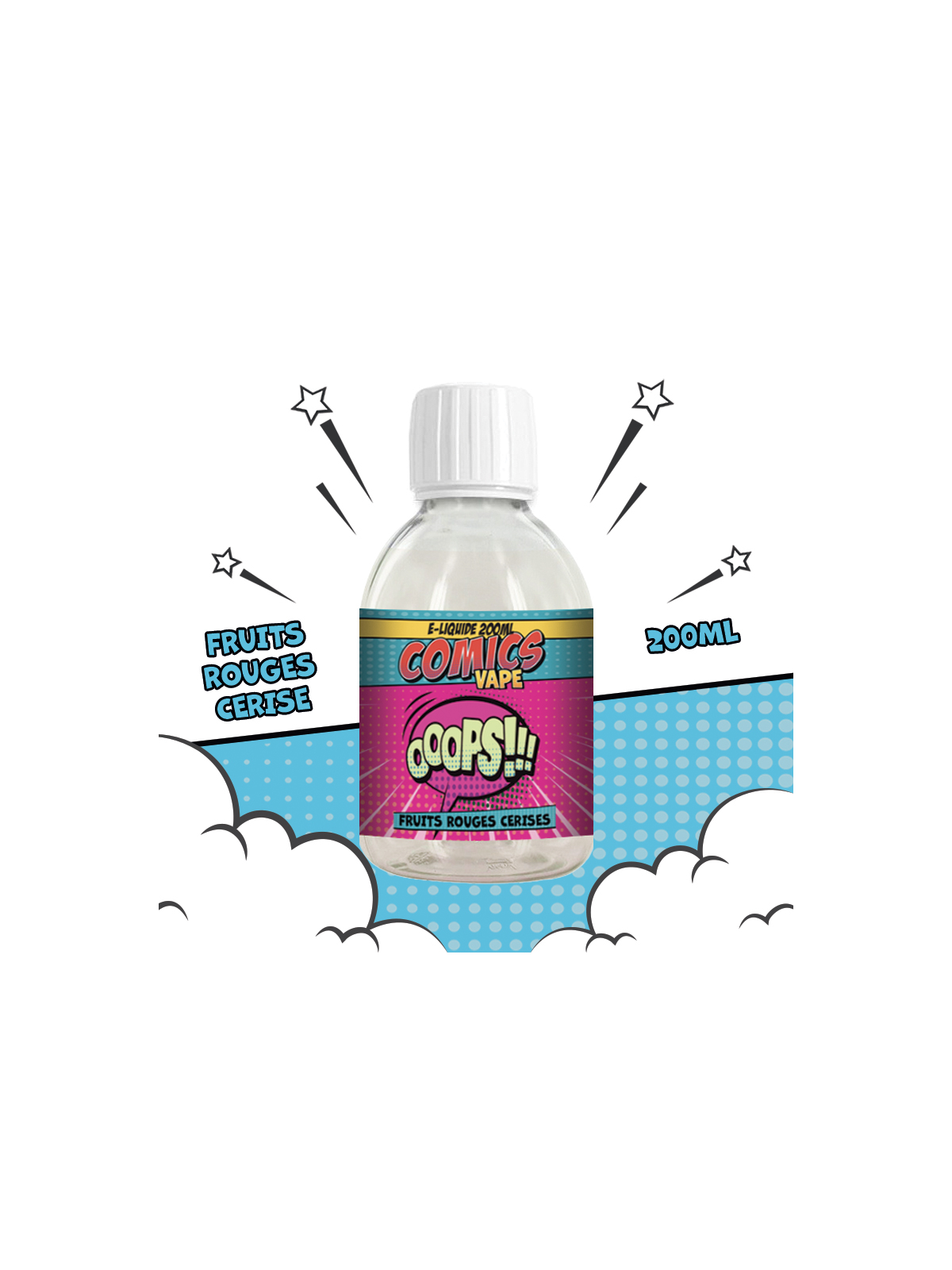 OOOPS 200ml COMICS VAPE