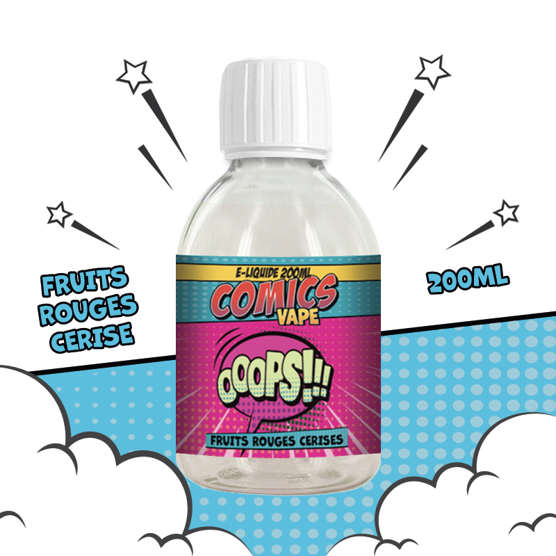OOOPS 200ml COMICS VAPE