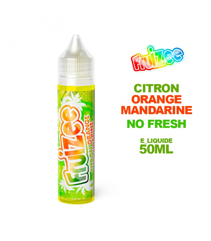 E-liquide Citron Orange Mandarine No Fresh 50ML Fruizee