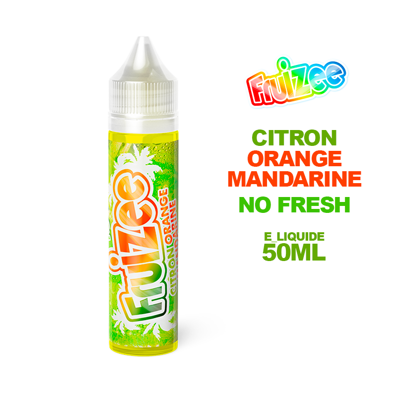 E-liquide Citron Orange Mandarine No Fresh 50ML Fruizee