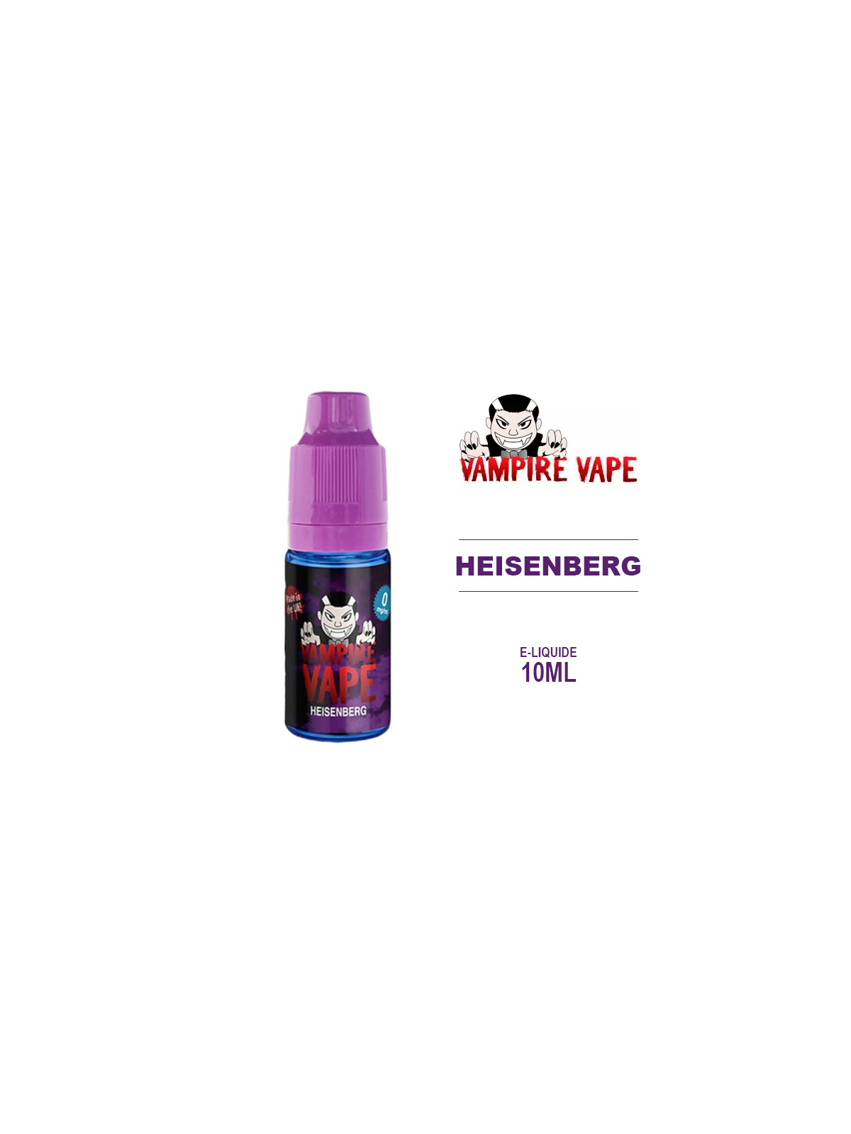 E-LIQUIDE HEISENBERG VAMPIRE VAPE 10ml