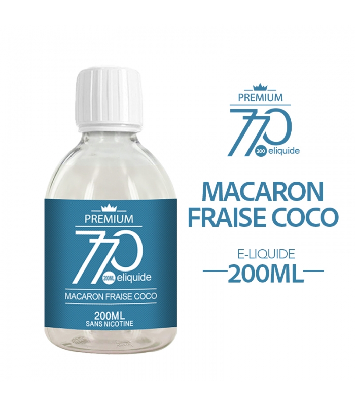 MACARON FRAISE COCO 200 ml 770 PREMIUM