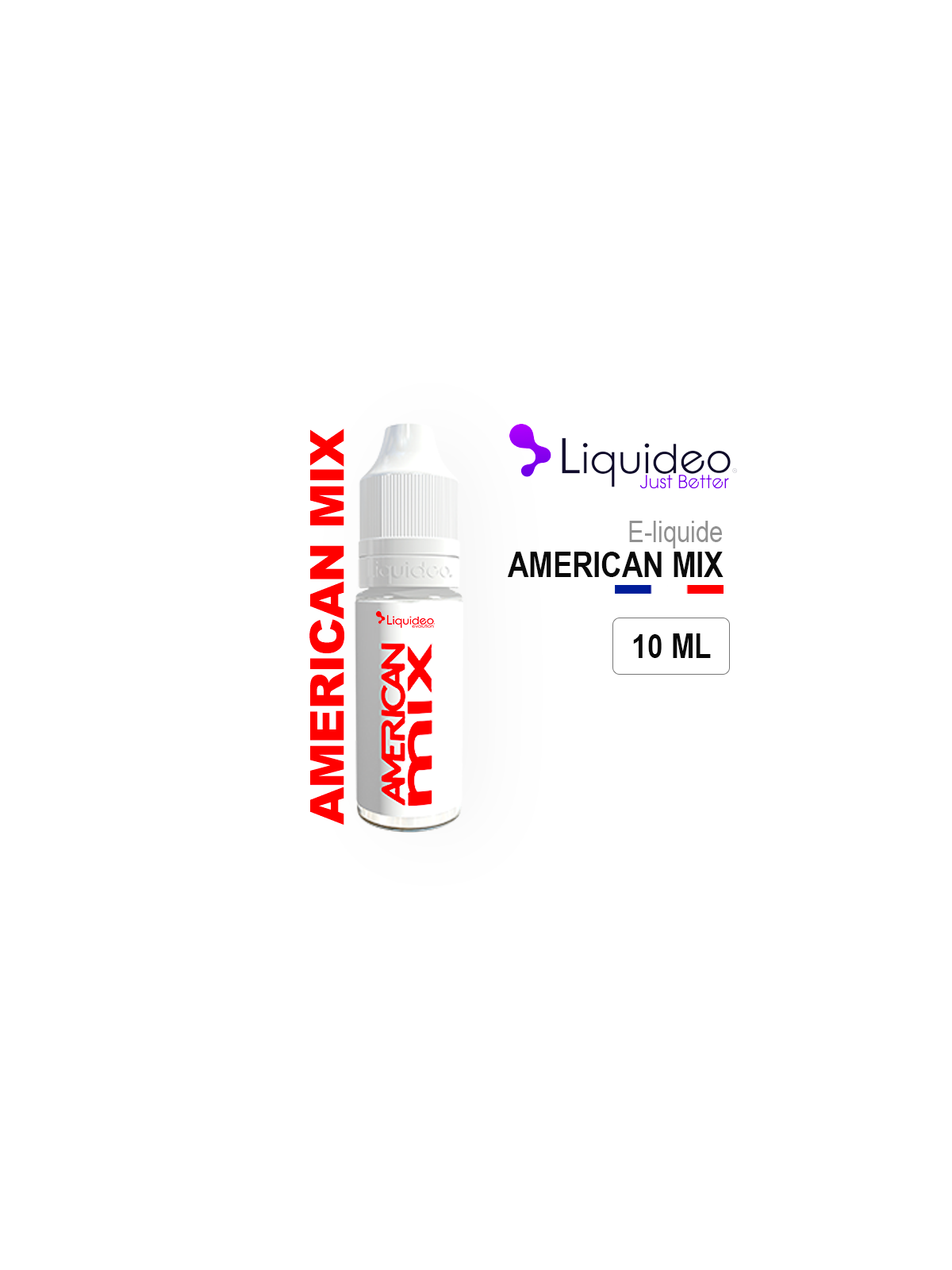 E-Liquide AMERICAN MIX Liquideo 10ml