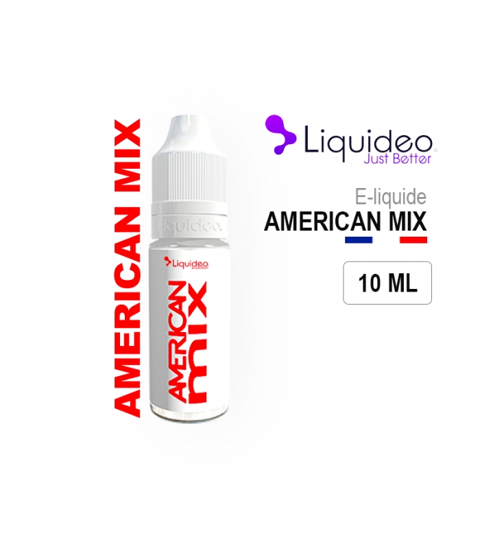 E-Liquide AMERICAN MIX Liquideo 10ml