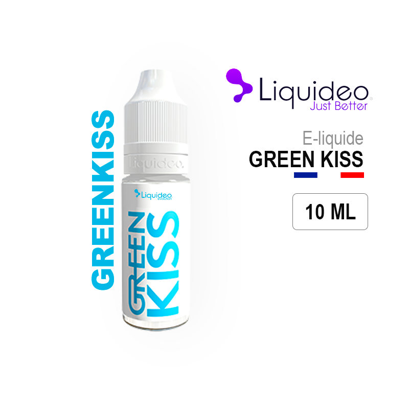 E-Liquide triple menthe GREEN KISS 10 ml Liquideo
