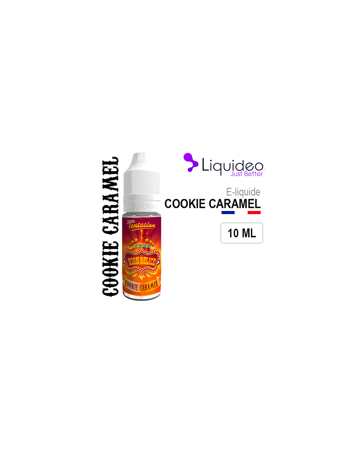 E Liquide COOKIE CARAMEL Liquideo