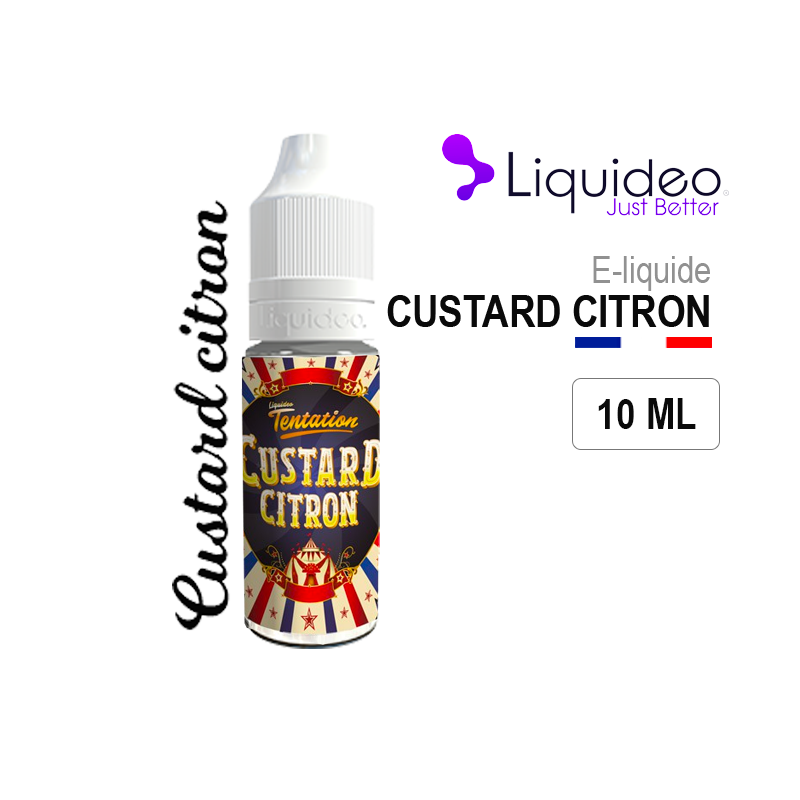 E-Liquide CUSTARD CITRON 10ml LIQUIDEO