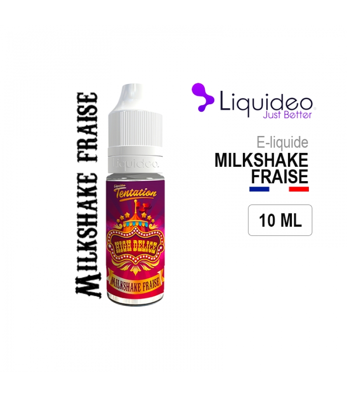MILKSHAKE FRAISE 10 ml Liquideo