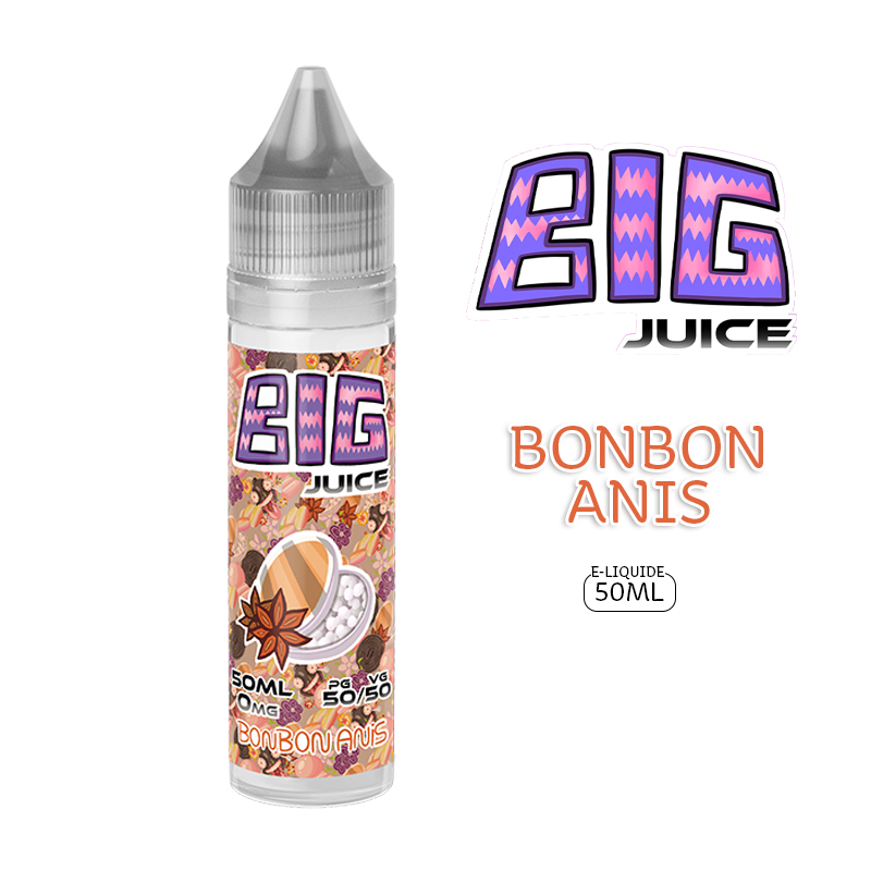 BONBON ANIS E-LIQUIDE 50ML BIG JUICE