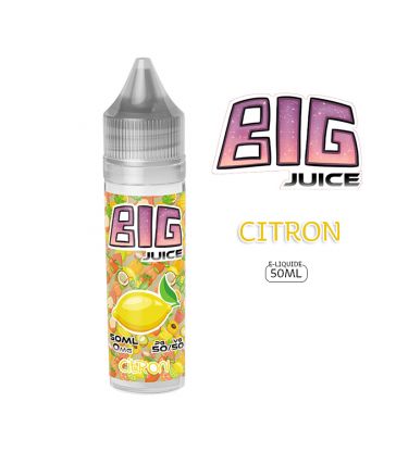 CITRON E-LIQUIDE 50ML BIG JUICE