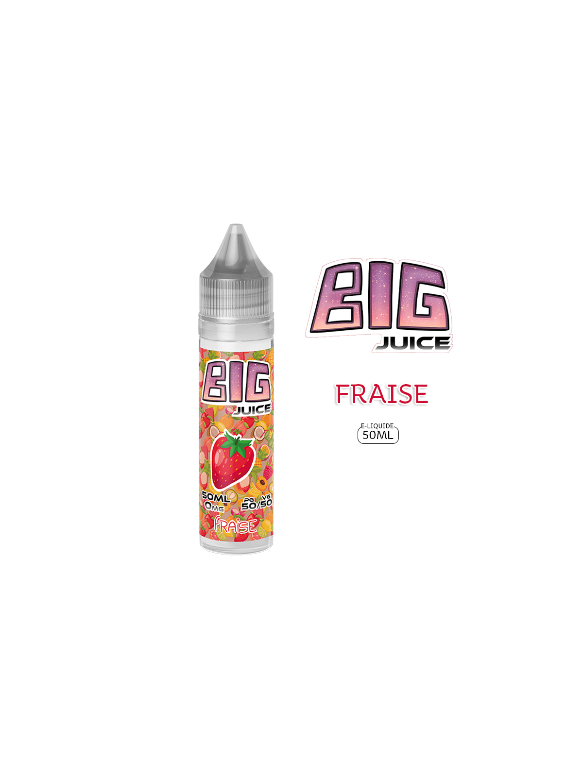 FRAISE E-LIQUIDE 50ML BIG JUICE