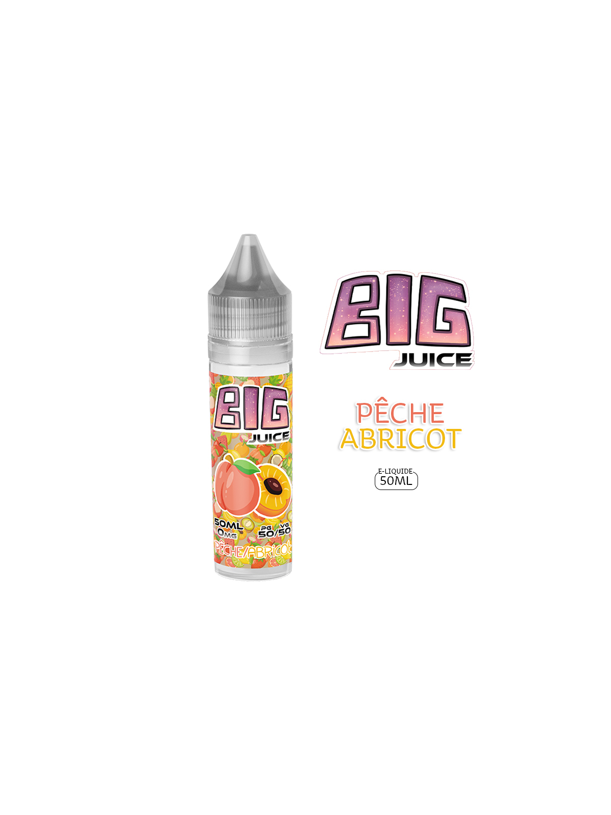 PÊCHE ABRICOT E-LIQUIDE 50ML BIG JUICE