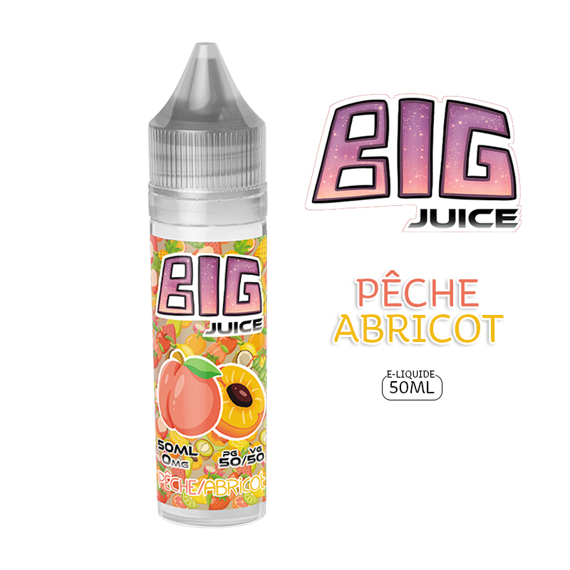 PÊCHE ABRICOT E-LIQUIDE 50ML BIG JUICE