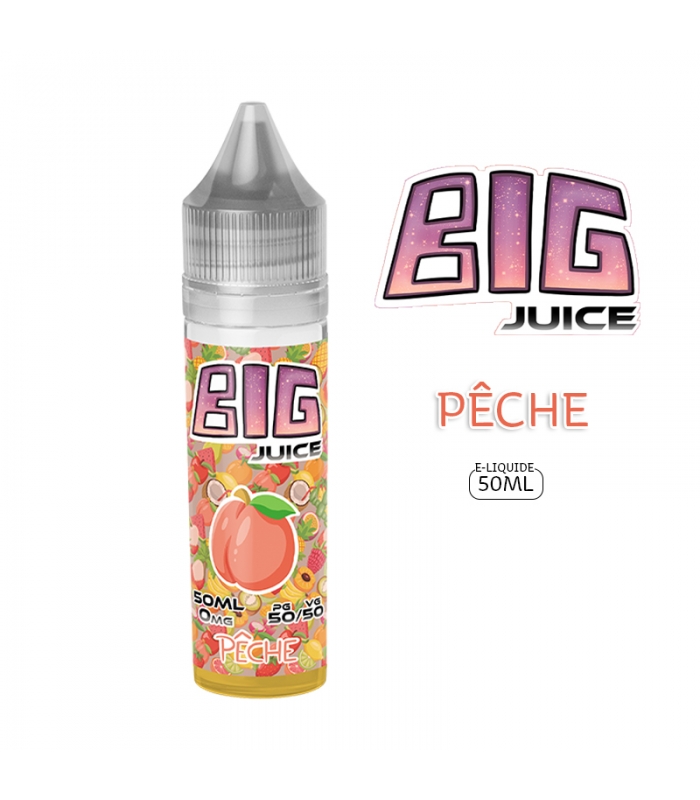 PÊCHE E-LIQUIDE 50ML BIG JUICE