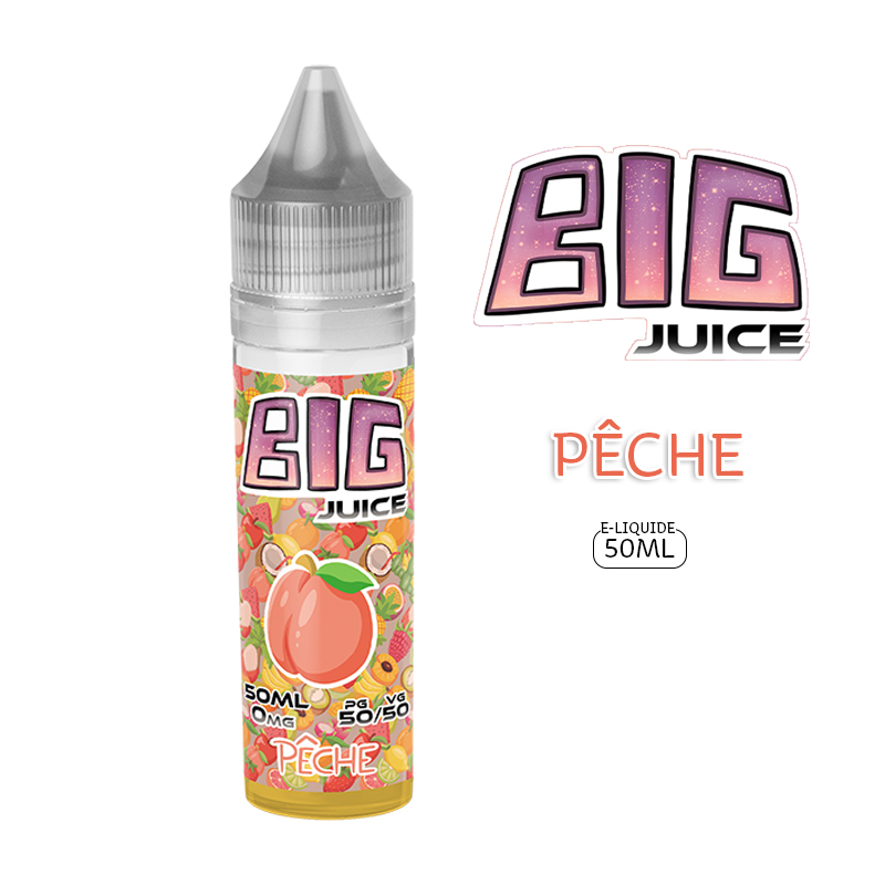 PÊCHE E-LIQUIDE 50ML BIG JUICE