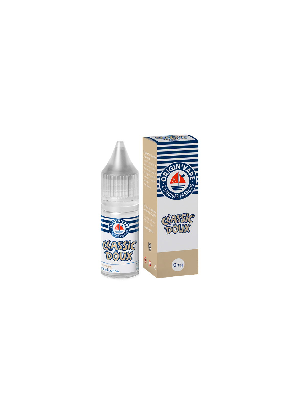 CLASSIC DOUX E-LIQUIDE 10 ml ORIGIN'VAPE