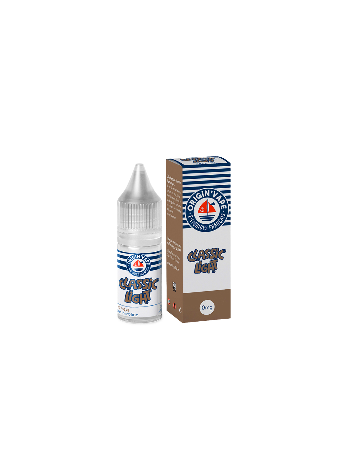 CLASSIC LIGHT E-LIQUIDE 10 ml ORIGIN'VAPE