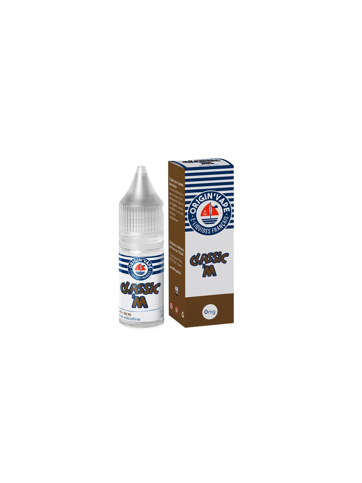 CLASSIC M E-LIQUIDE 10 ml ORIGIN'VAPE
