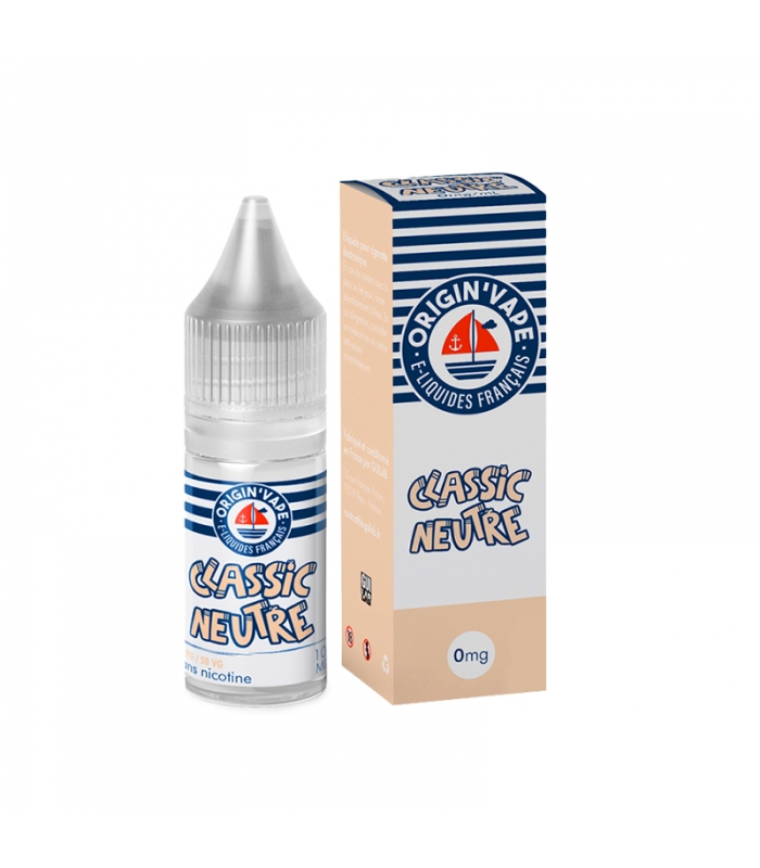 CLASSIC NEUTRE E-LIQUIDE 10 ml ORIGIN'VAPE