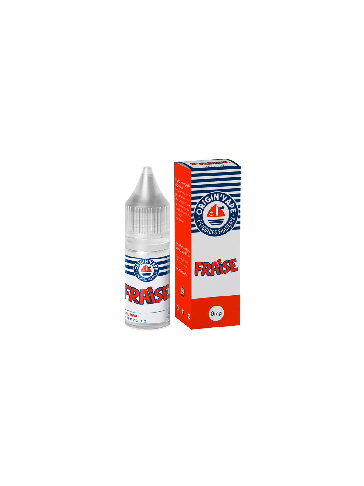 FRAISE E-LIQUIDE 10 ml ORIGIN'VAPE